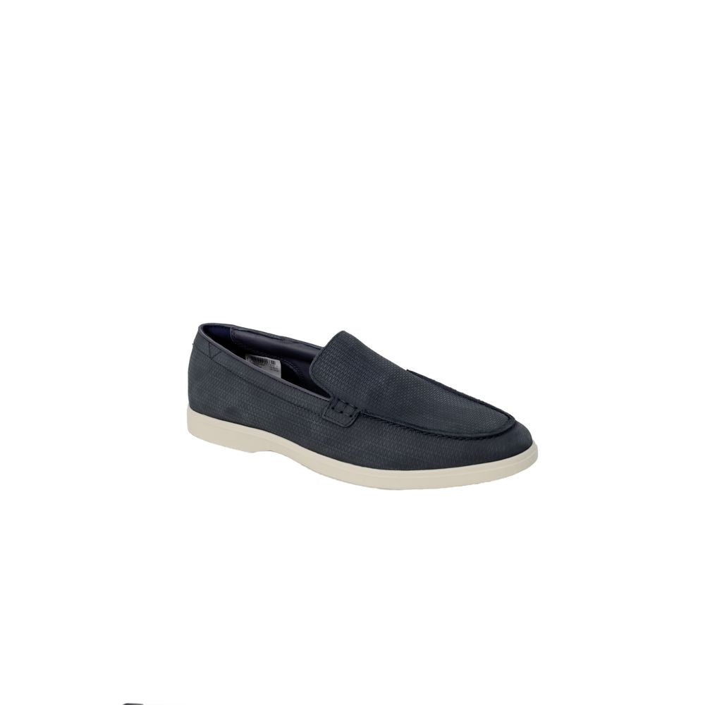 Clarks Blue Leather Casual Shoes for Effortless Elegance