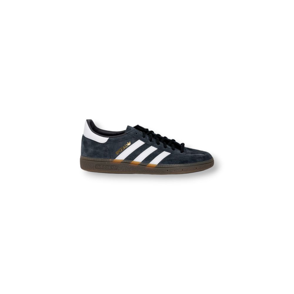 Adidas Black Suede Leather Sneaker for Elevated Style