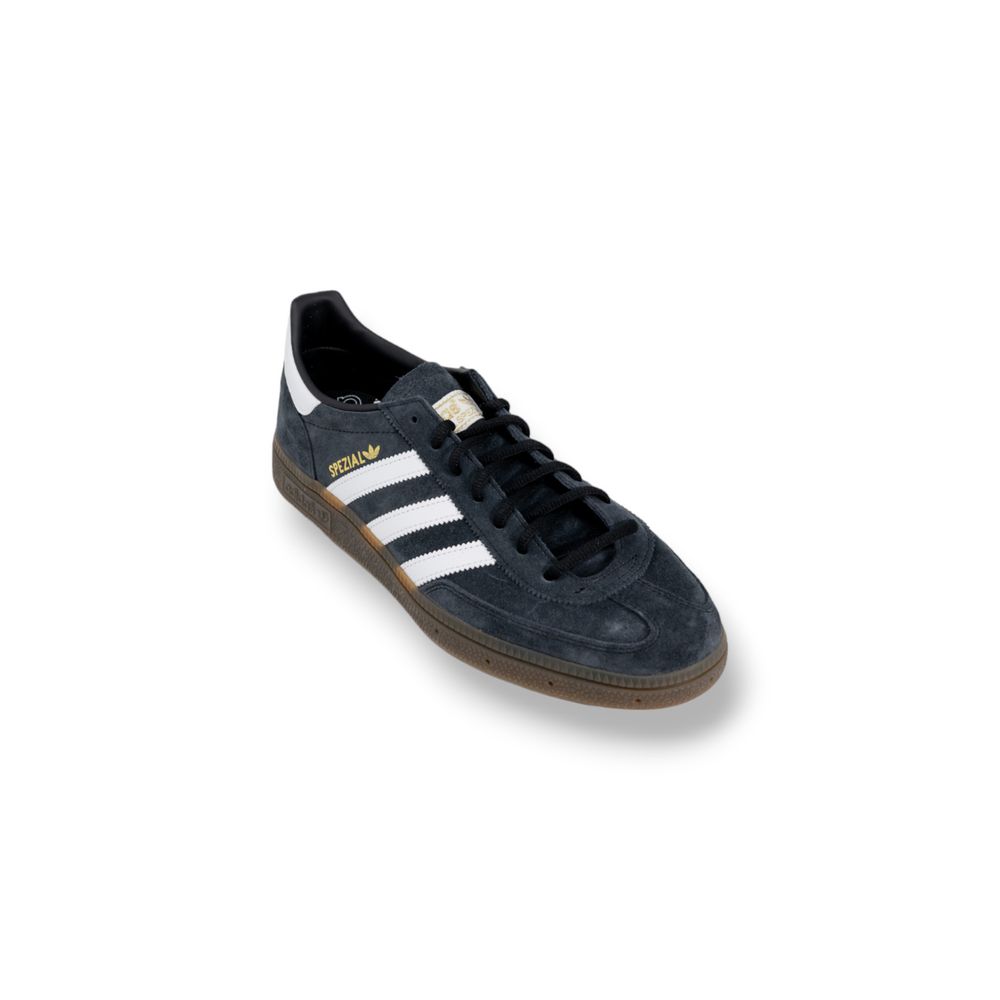 Adidas Black Suede Leather Sneaker for Elevated Style