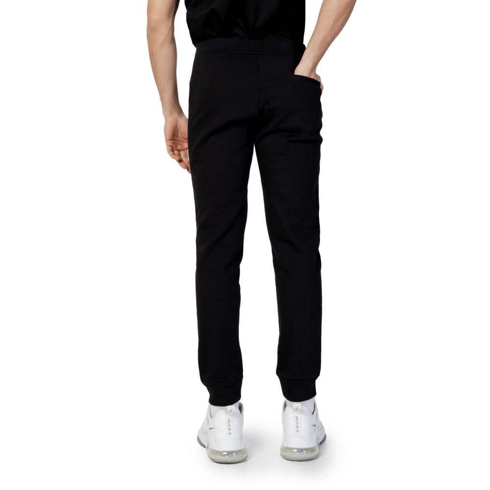 Armani Exchange Black Cotton Jeans for Effortless Elegance