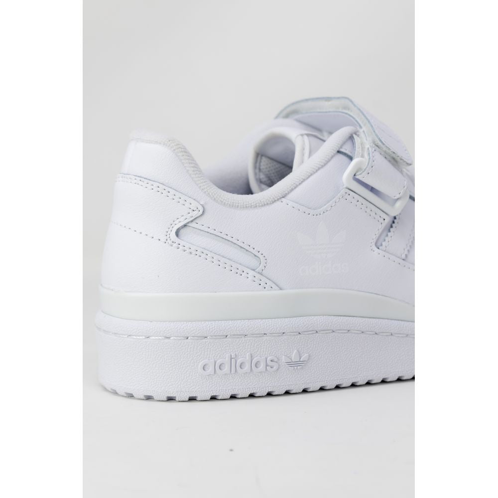 Adidas White Leather Sneaker for Timeless Elegance