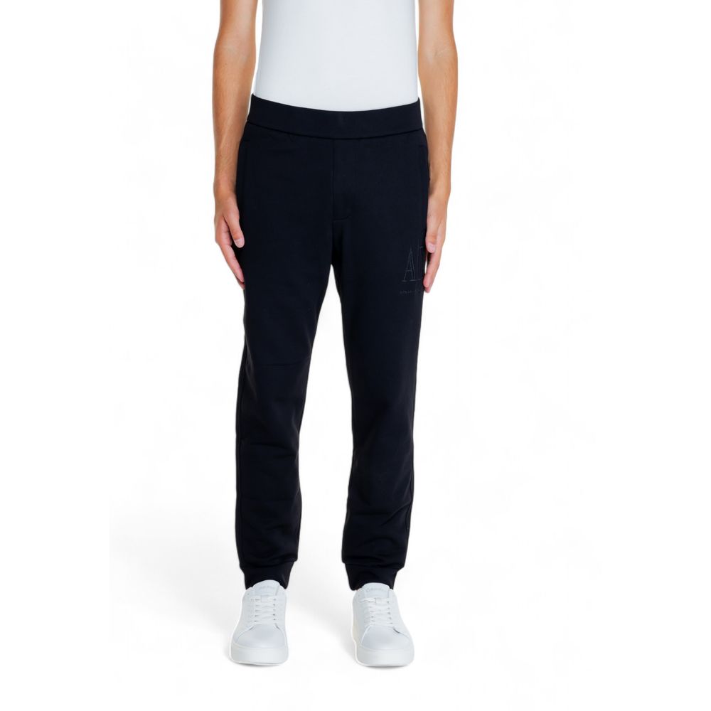 Armani Exchange Black Cotton Jeans for Effortless Elegance