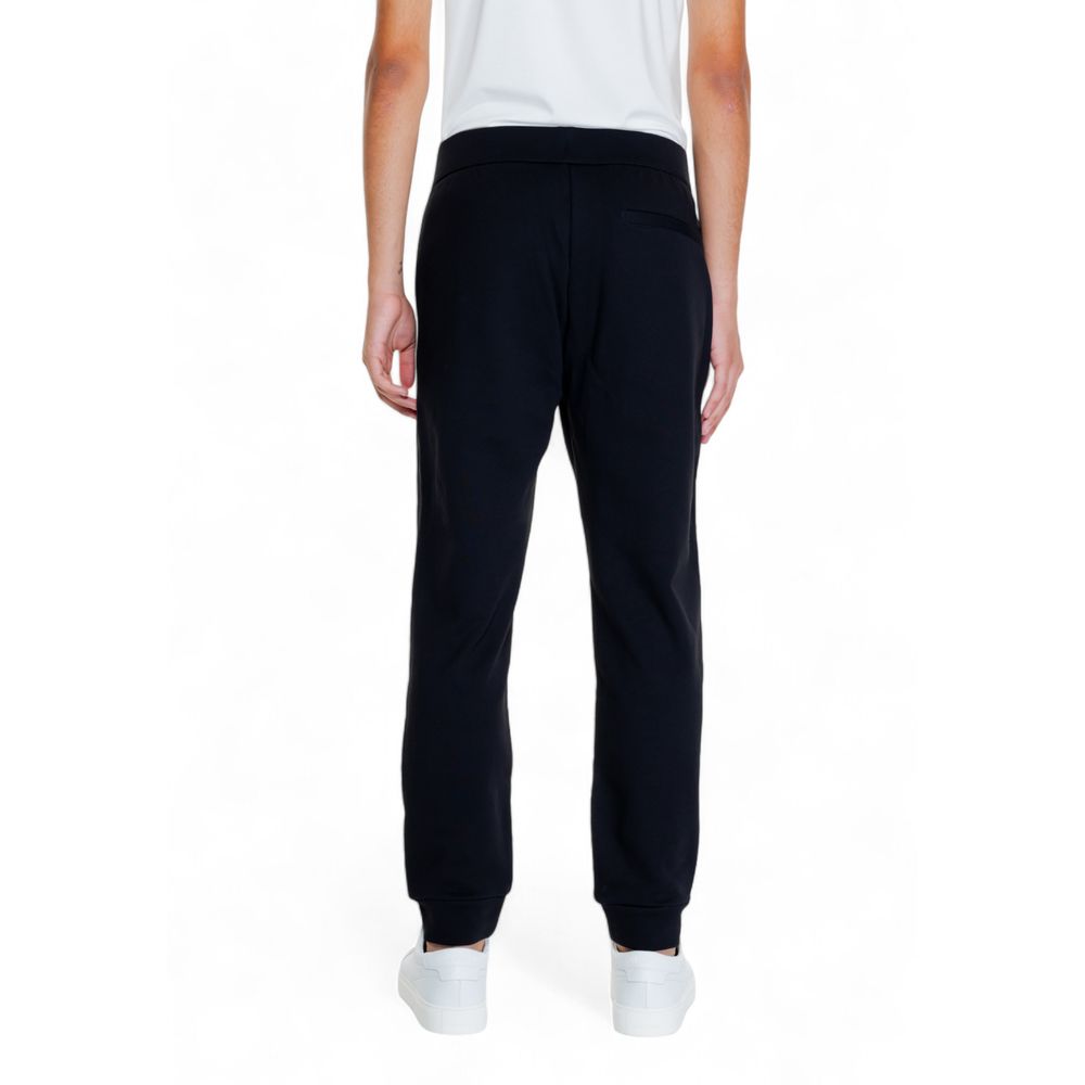 Armani Exchange Black Cotton Jeans for Effortless Elegance