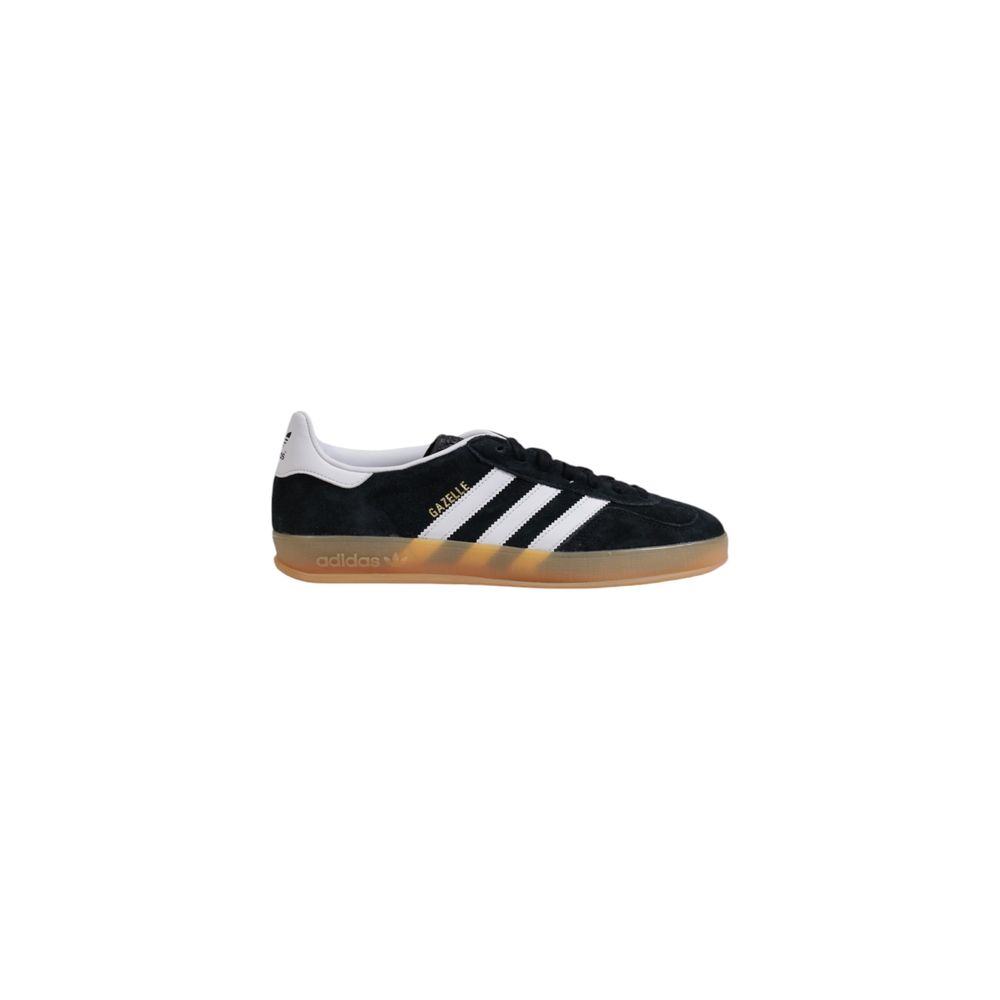 Adidas Black Suede Leather Sneaker for Elevated Style