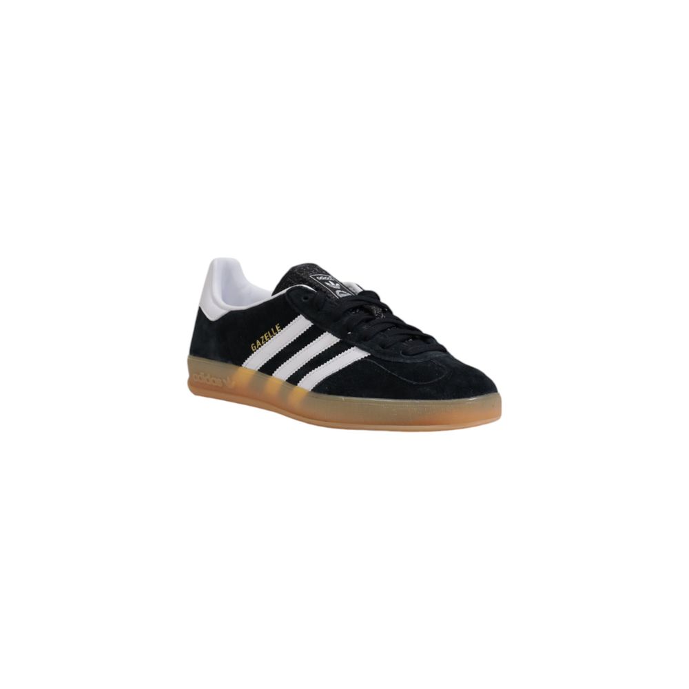 Adidas Black Suede Leather Sneaker for Elevated Style
