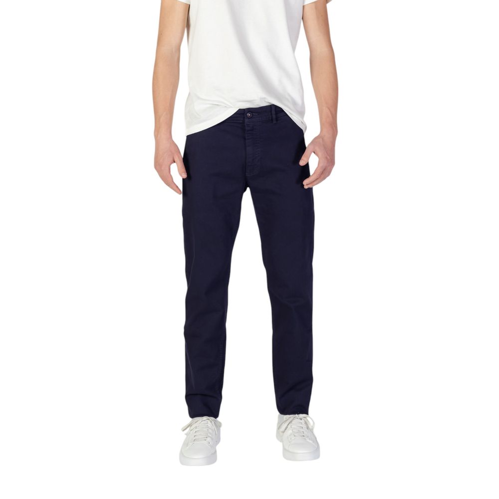 Hugo Boss Blue Cotton Jeans for Elevated Style