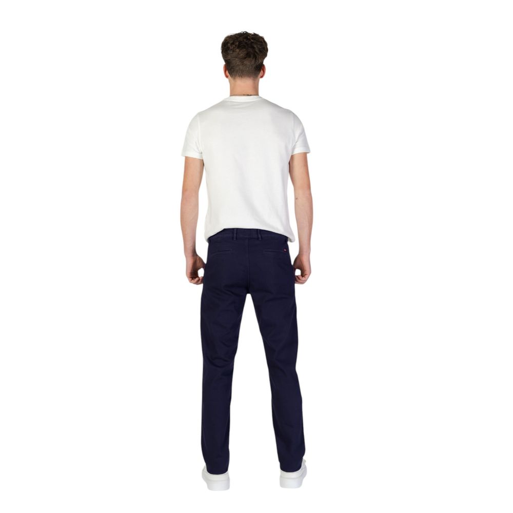 Hugo Boss Blue Cotton Jeans for Elevated Style
