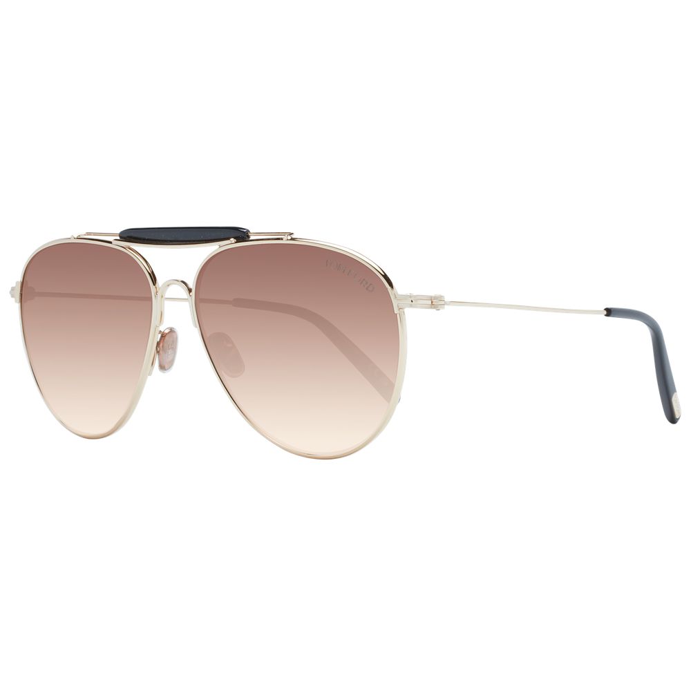Tom Ford Gold Metal Sunglasses - Timeless Luxury Accessory