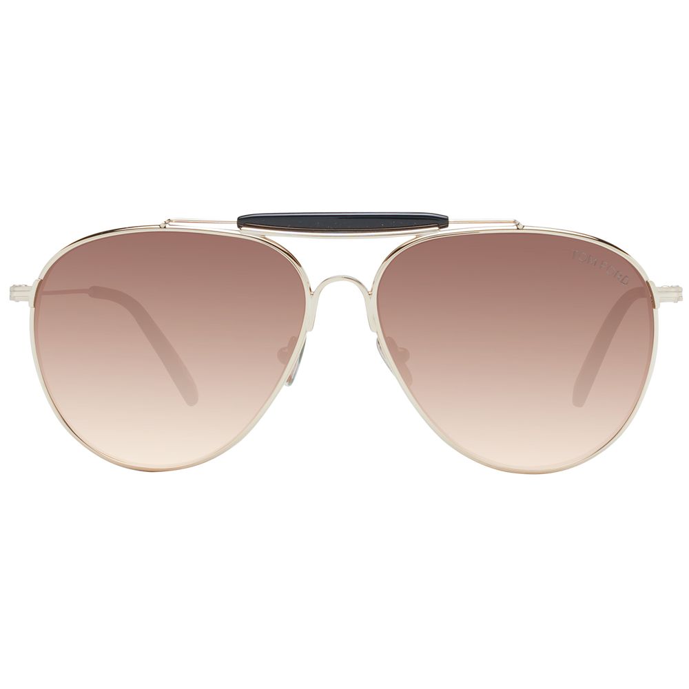 Tom Ford Gold Metal Sunglasses - Timeless Luxury Accessory