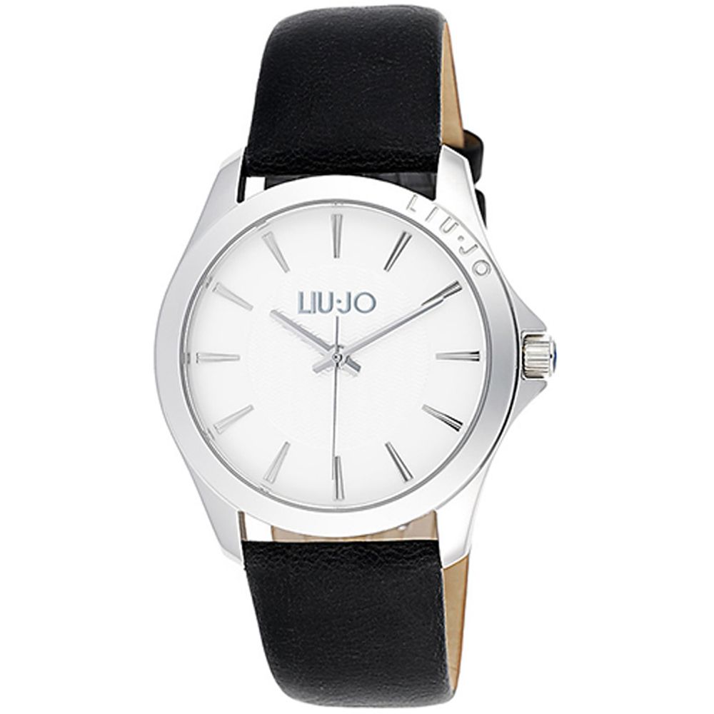 Liu Jo Black Leather Watch for Timeless Elegance