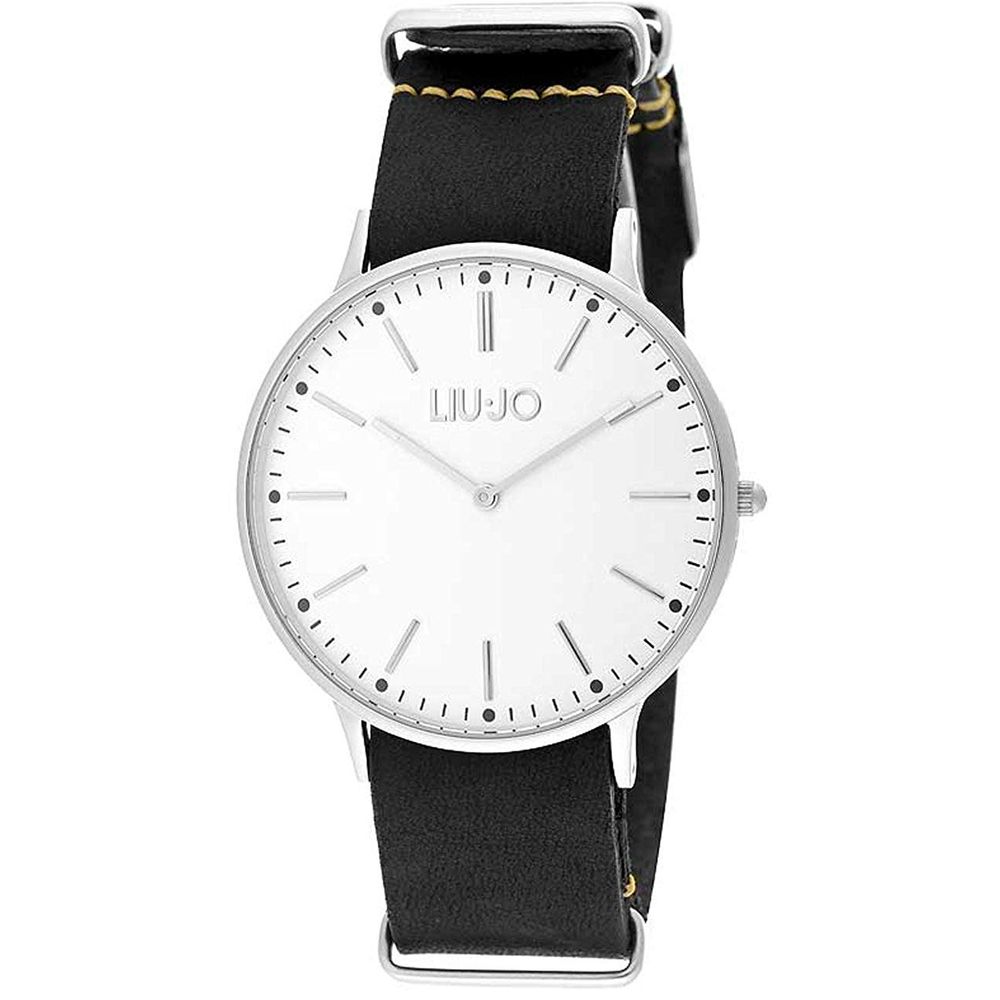 Liu Jo Black Leather Watch - Timeless Elegance Redefined