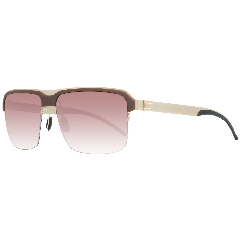 Mercedes Benz Brown Metal Sunglasses for Timeless Elegance