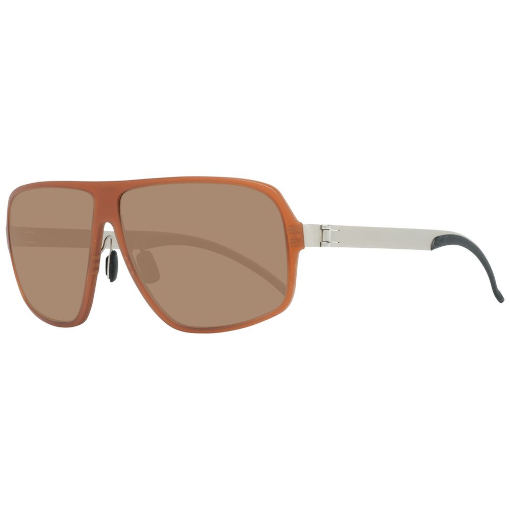 Mercedes Benz Brown Metal Sunglasses for Timeless Elegance