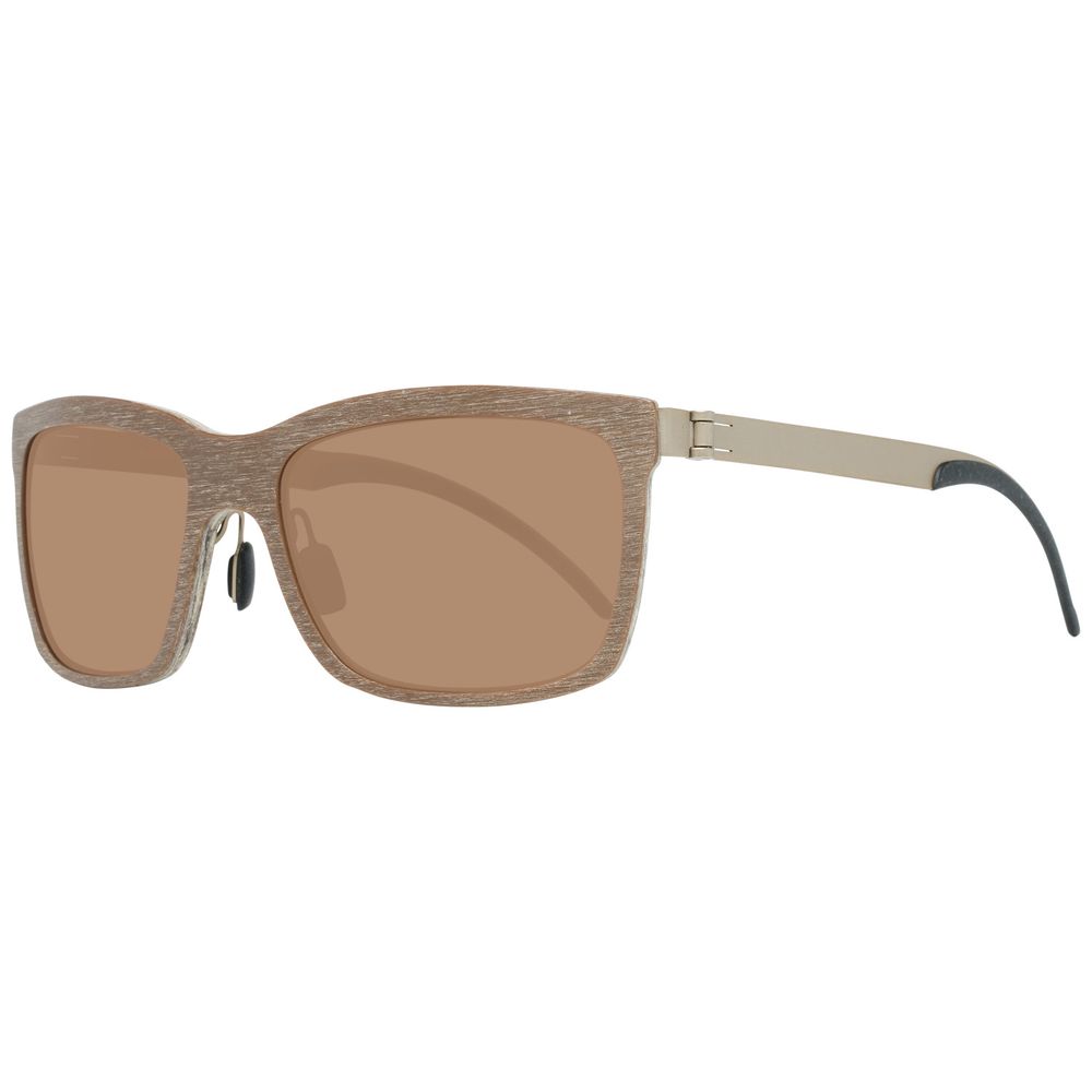 Mercedes Benz Brown Metal Sunglasses for Timeless Elegance