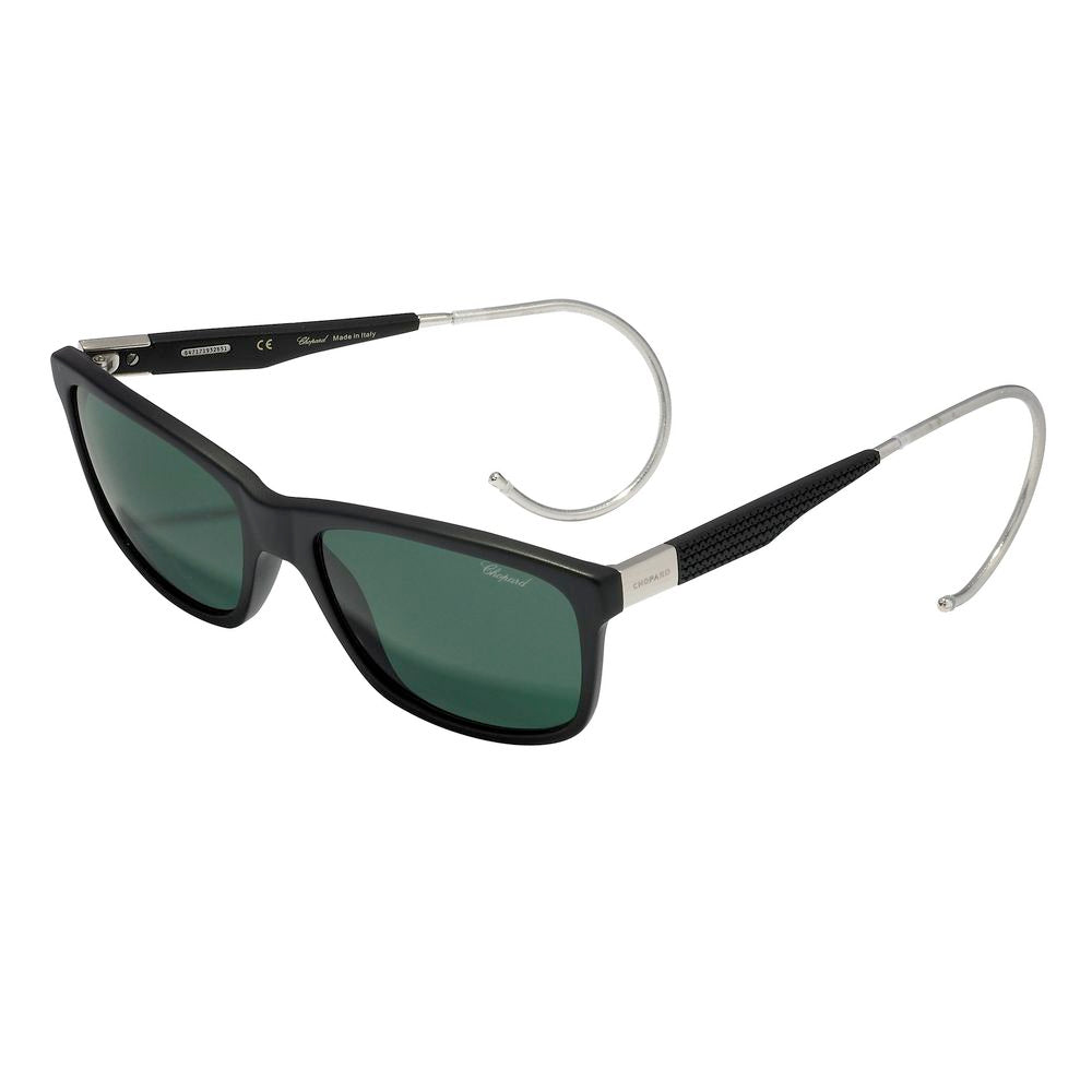 Chopard Black Acetate Sunglasses for Timeless Elegance