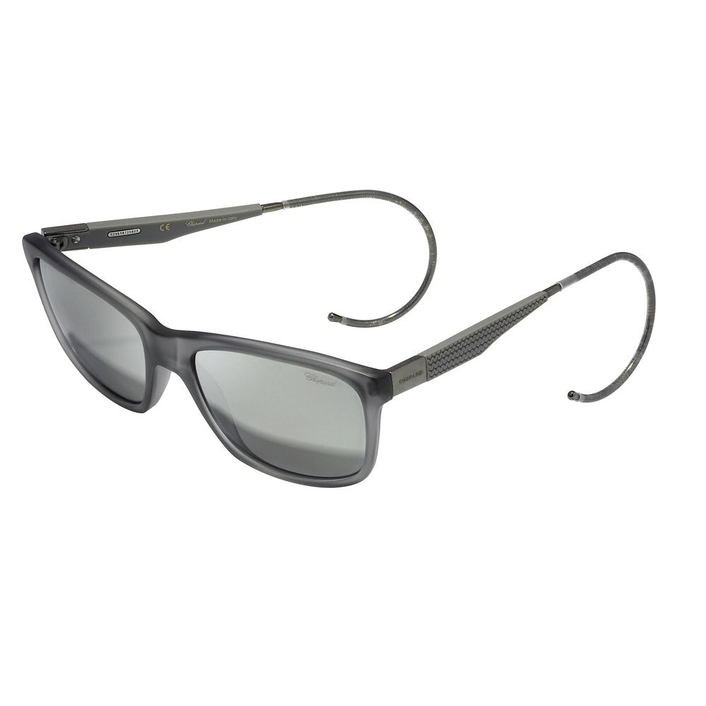 Chopard Gray Acetate Sunglasses with Elegant Design