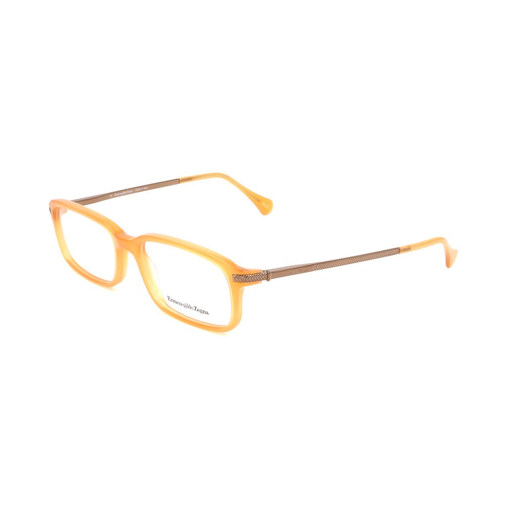 Ermenegildo Zegna Yellow Acetate Frames for Timeless Elegance
