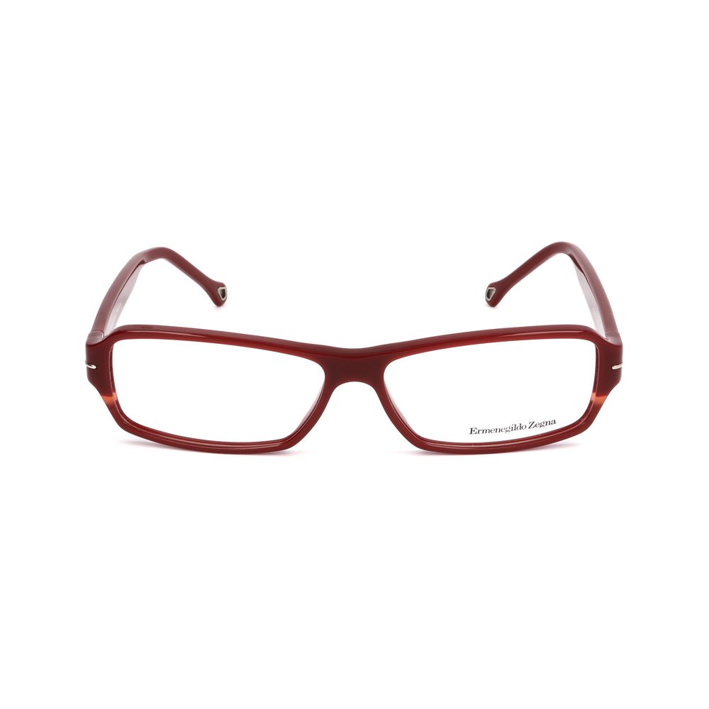 Ermenegildo Zegna Red Acetate Frames for Elevated Style