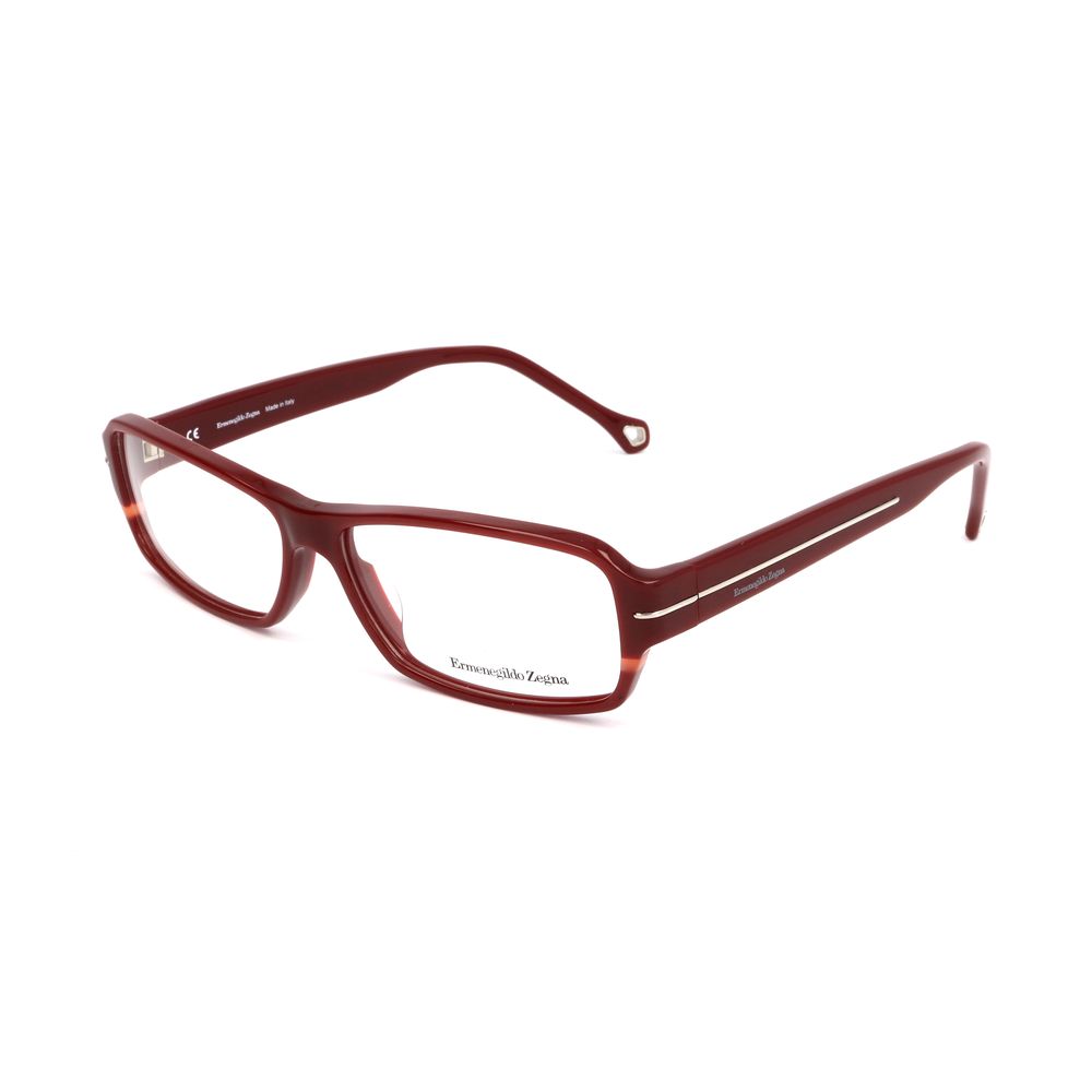 Ermenegildo Zegna Red Acetate Frames for Elevated Style