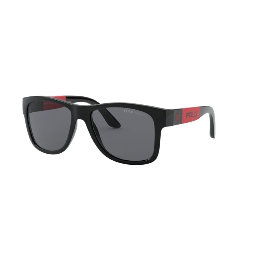 Ralph Lauren Black Acetate Sunglasses for Timeless Elegance