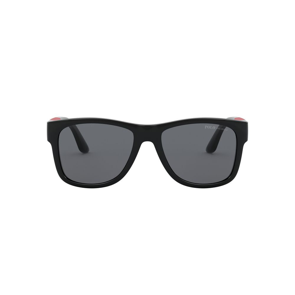Ralph Lauren Black Acetate Sunglasses for Timeless Elegance