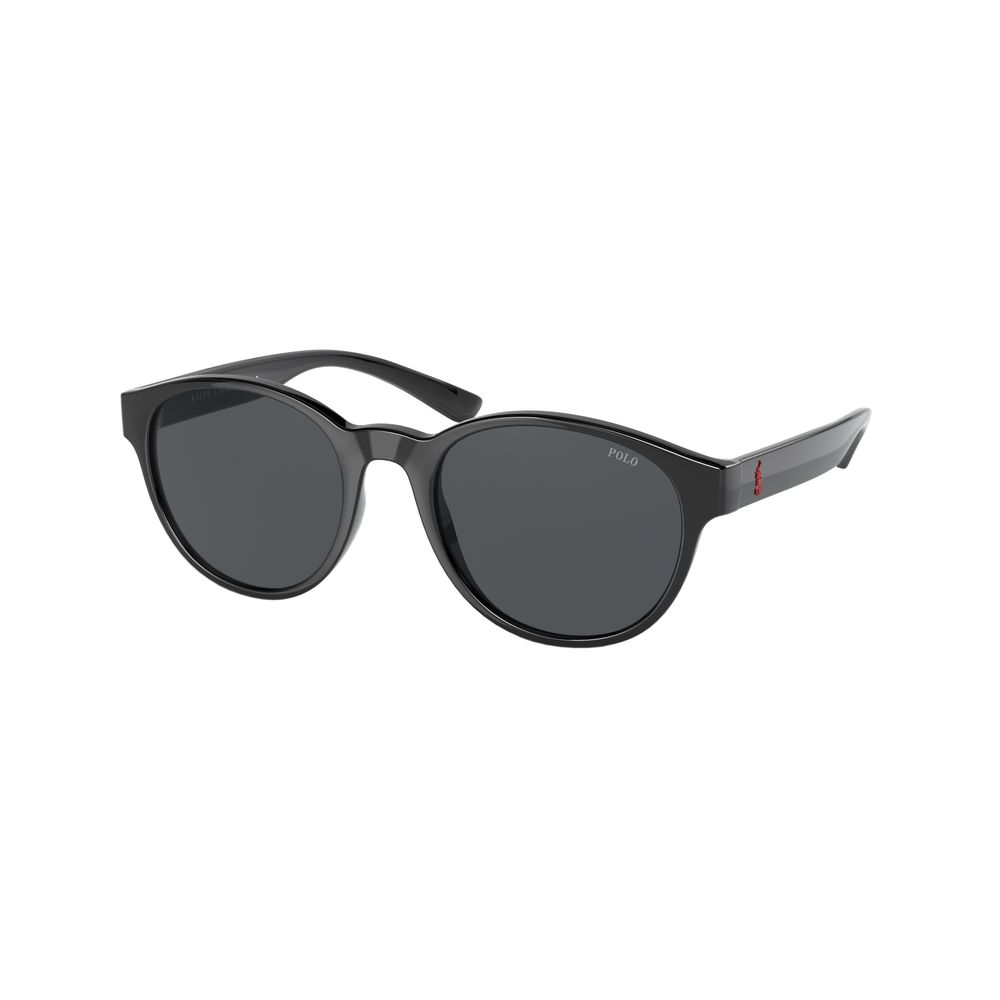 Ralph Lauren Black Acetate Sunglasses for Timeless Elegance
