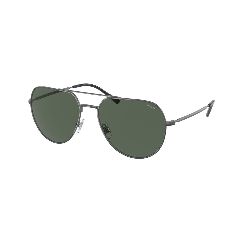Ralph Lauren Gray Metal Sunglasses for Refined Elegance