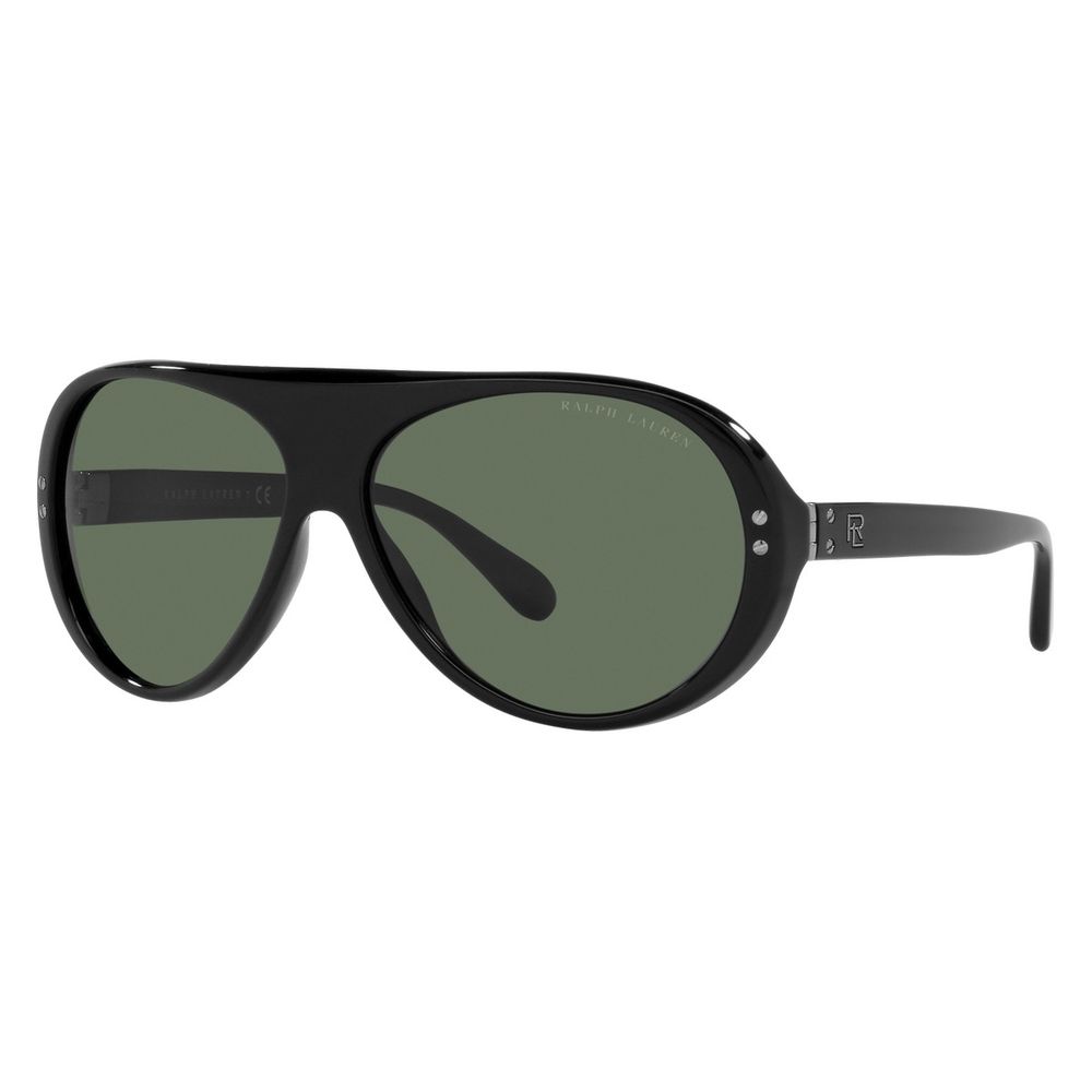 Ralph Lauren Black Acetate Sunglasses for Timeless Elegance
