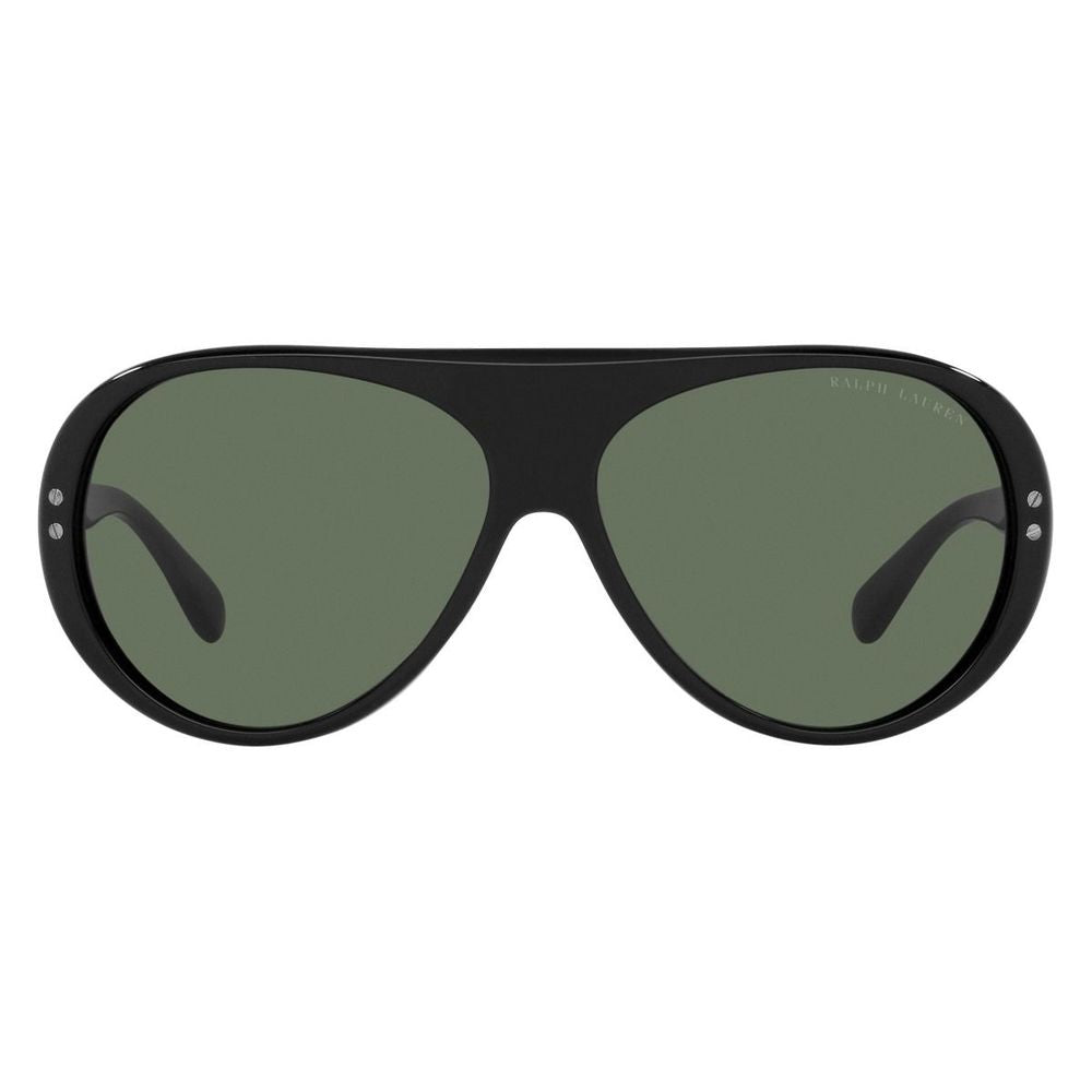 Ralph Lauren Black Acetate Sunglasses for Timeless Elegance