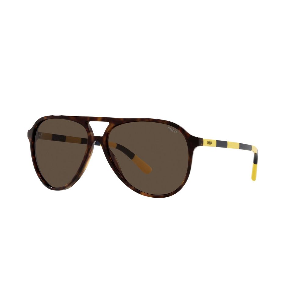 Ralph Lauren Brown Acetate Sunglasses for Timeless Elegance