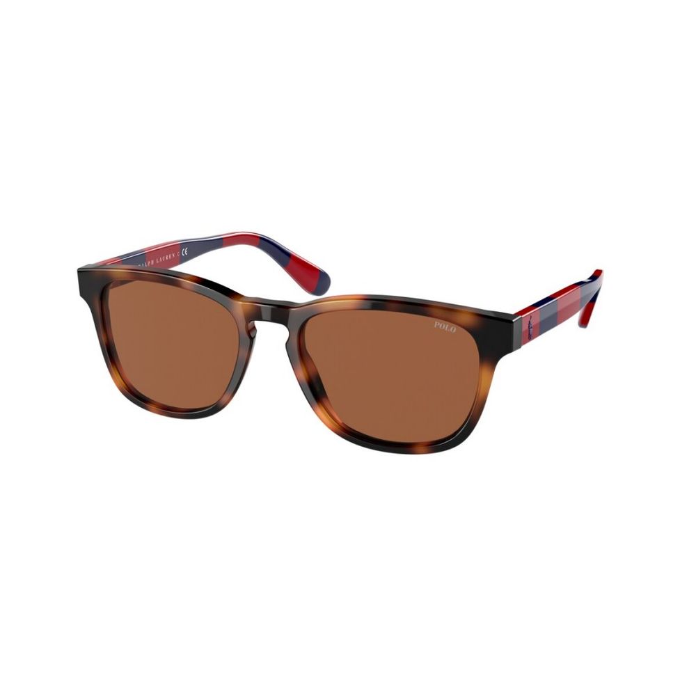 Ralph Lauren Brown Acetate Sunglasses for Timeless Elegance