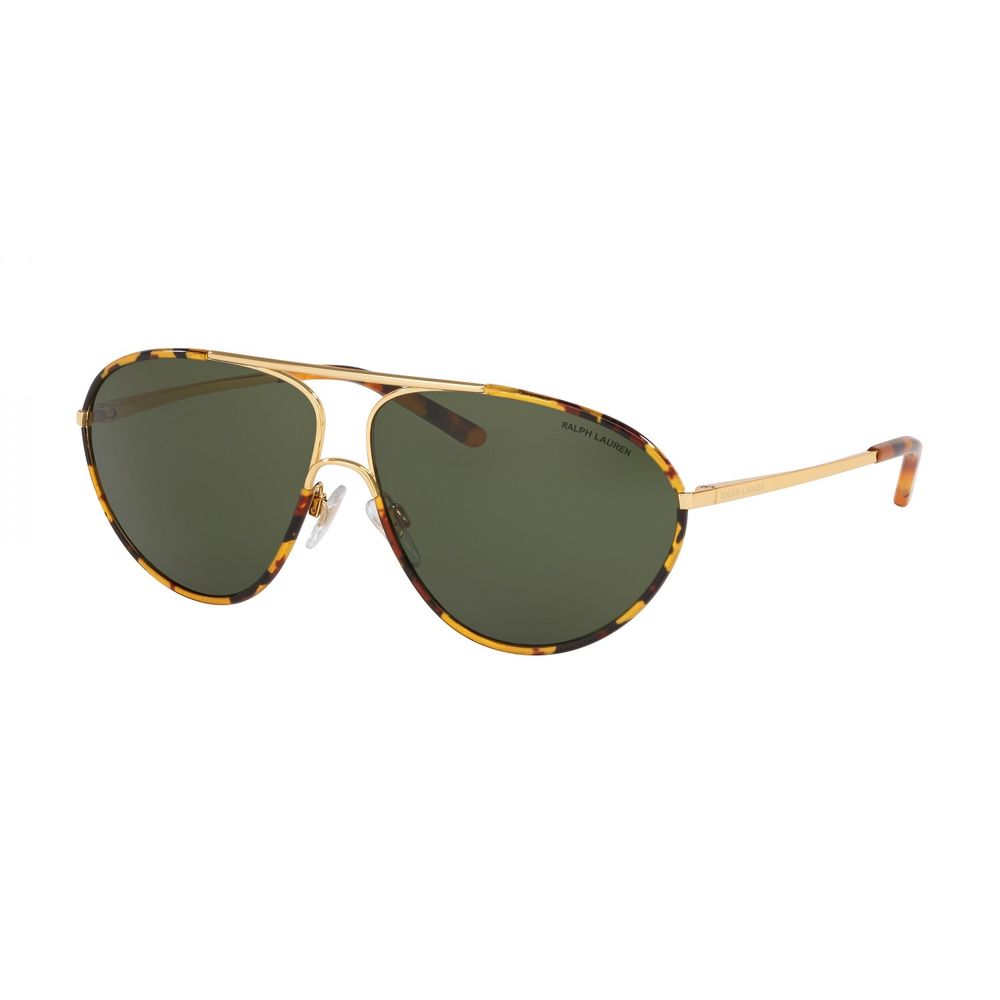 Ralph Lauren Gold Metal Sunglasses for Elevated Style