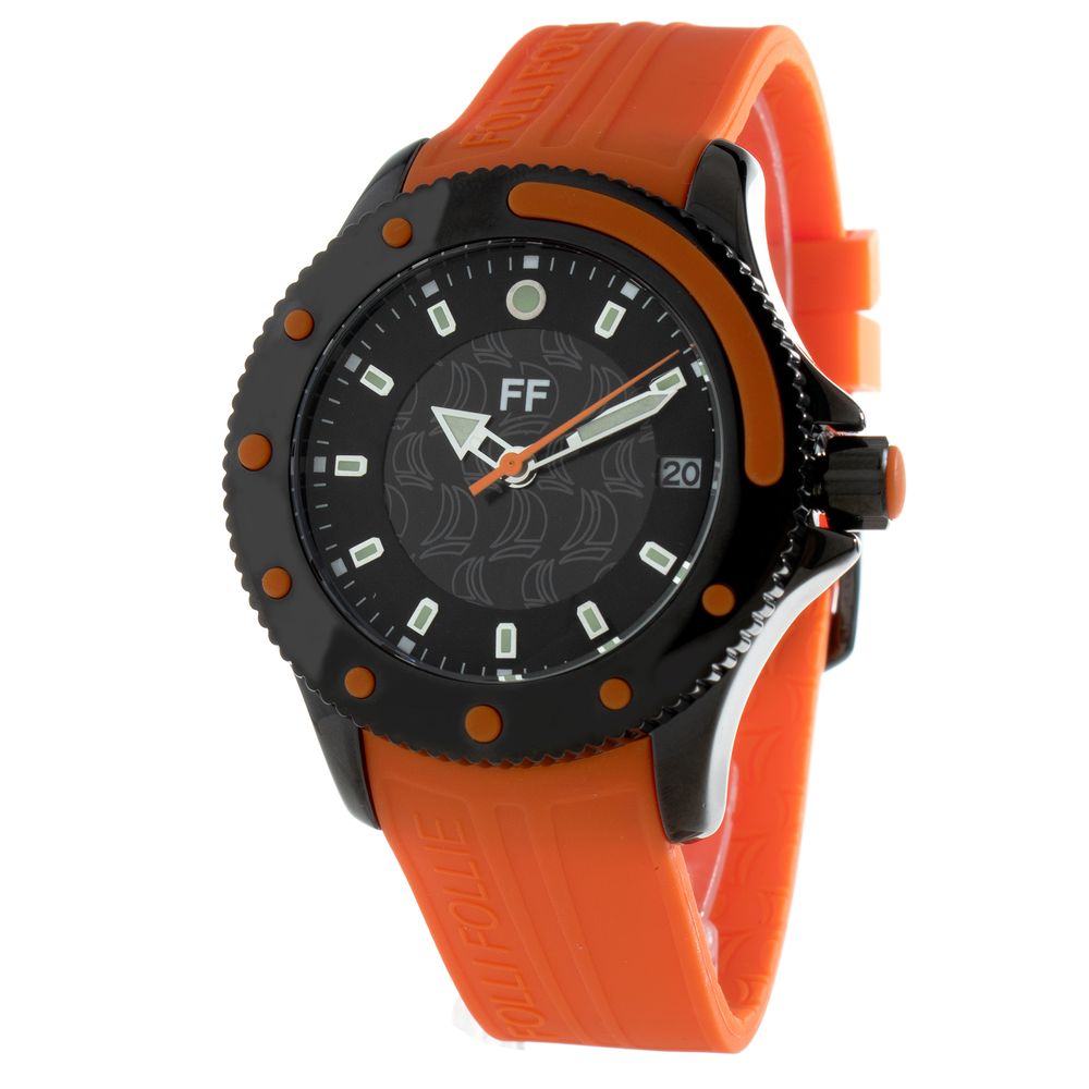 Folli Follie Orange Resin Watch: Contemporary Elegance Redefined