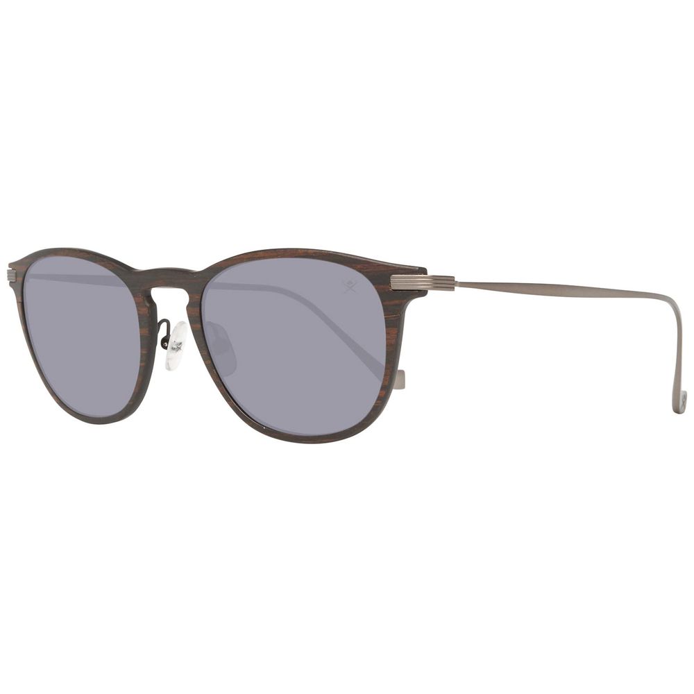 Hackett Brown Metal Sunglasses for Elevated Style