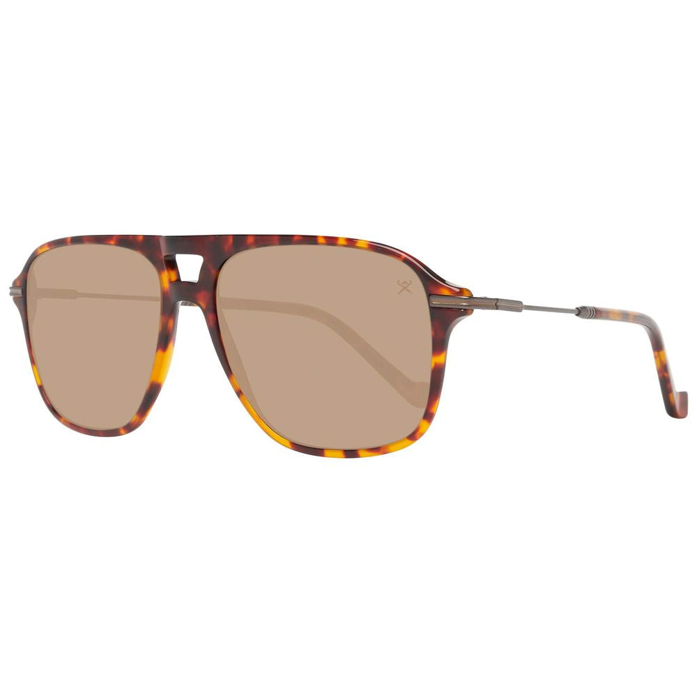 Hackett Brown Acetate Sunglasses for Timeless Elegance