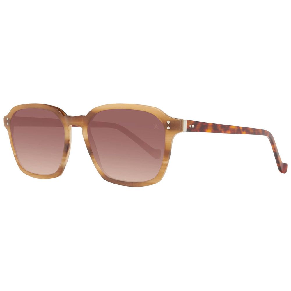 Hackett Brown Acetate Sunglasses for Elevated Elegance
