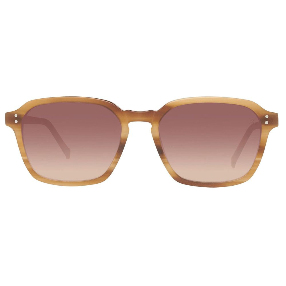 Hackett Brown Acetate Sunglasses for Elevated Elegance