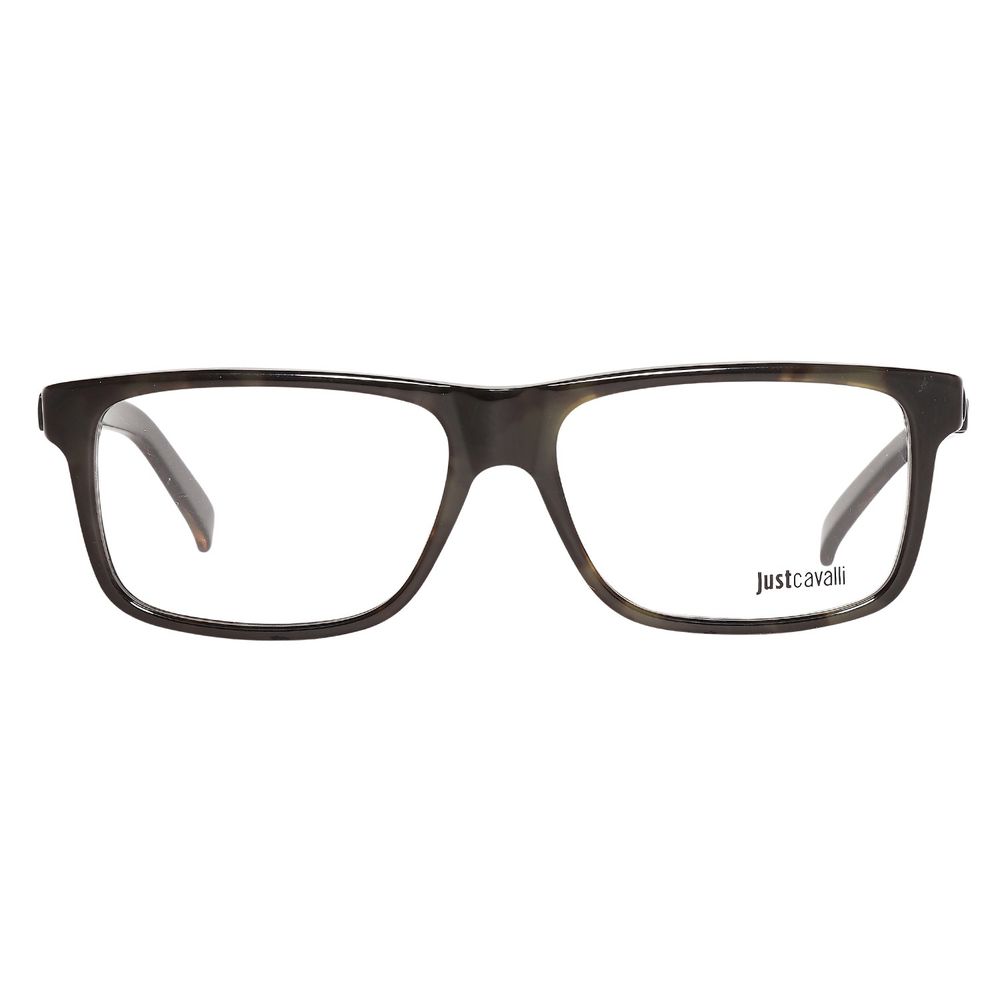 Just Cavalli Brown Metal Frames for Timeless Elegance