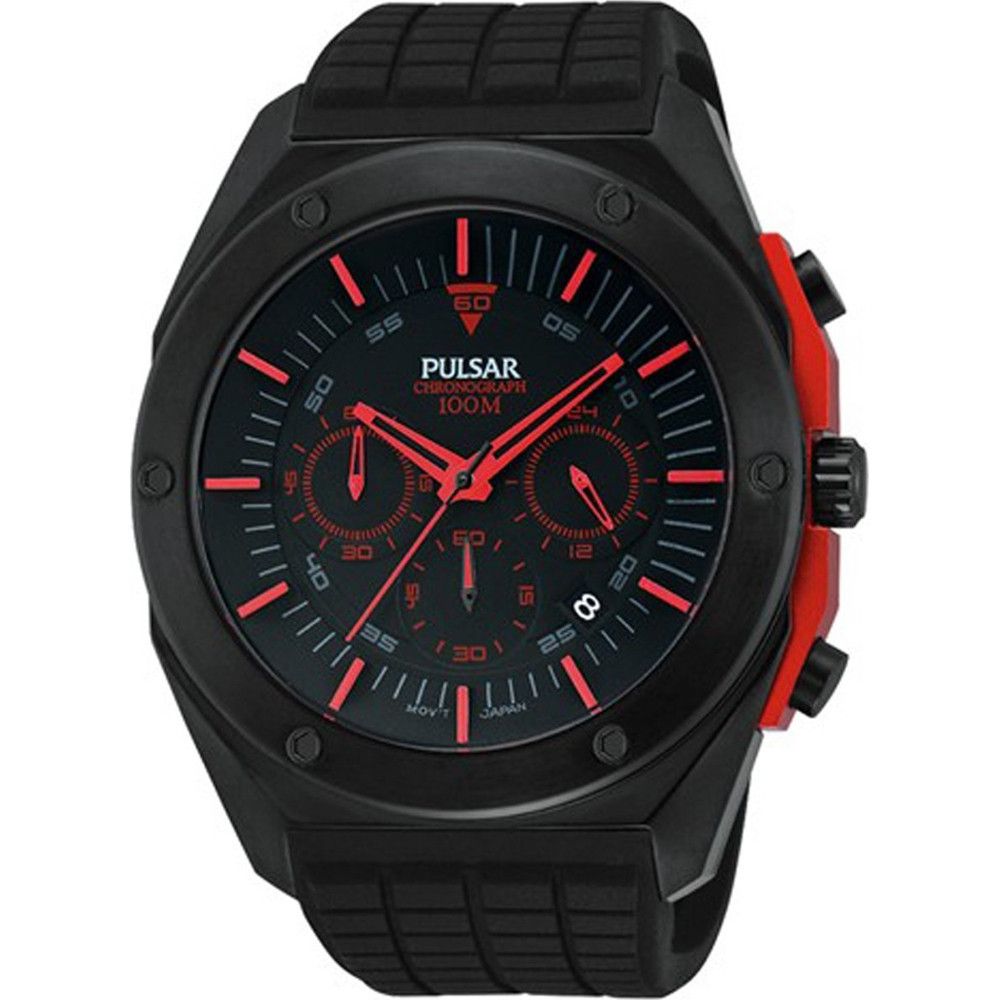 Pulsar Black Rubber Watch - Timeless Sophistication Redefined