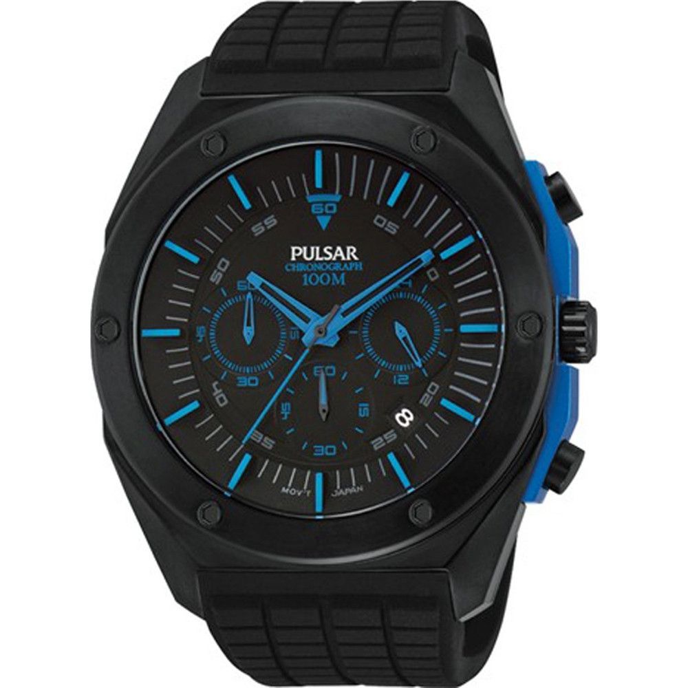 Pulsar Black Rubber Watch - Timeless Elegance Redefined