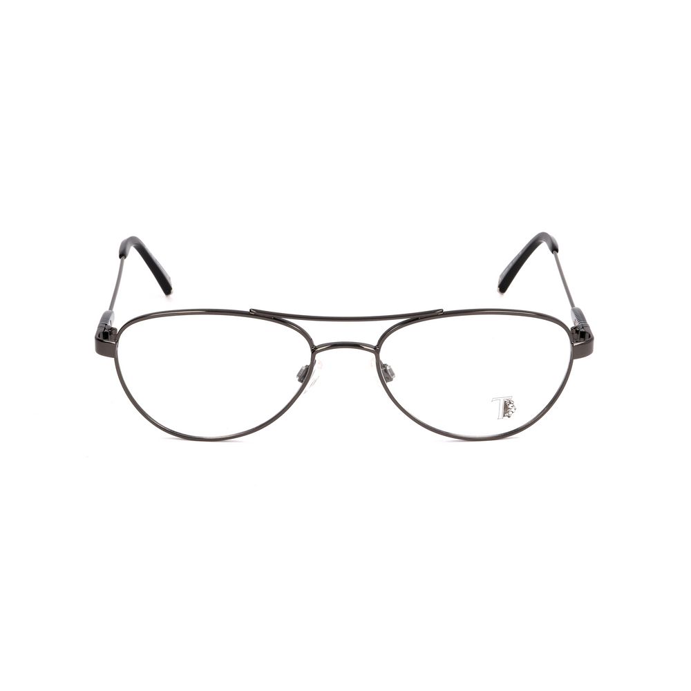 Tod's Gray Metal Frames - Timeless Elegance Redefined