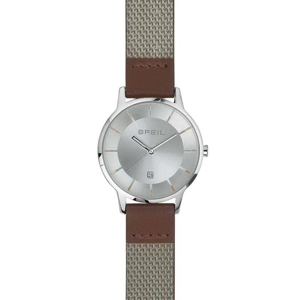 Breil Brown Fabric Watch - Timeless Elegance Redefined