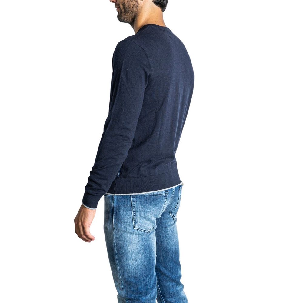 Armani Exchange Blue Cotton T-Shirt for Elevated Style