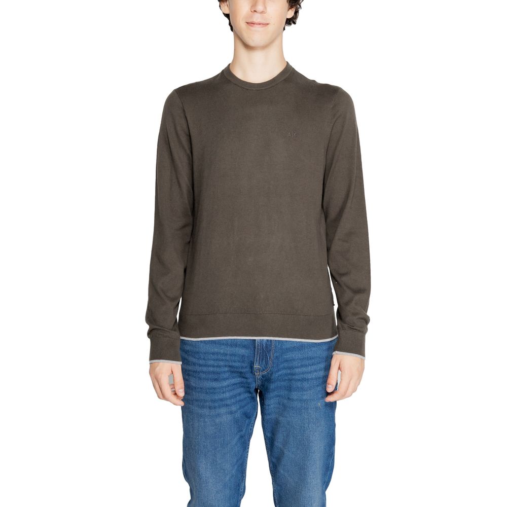 Armani Exchange Green Cotton T-Shirt for Timeless Elegance