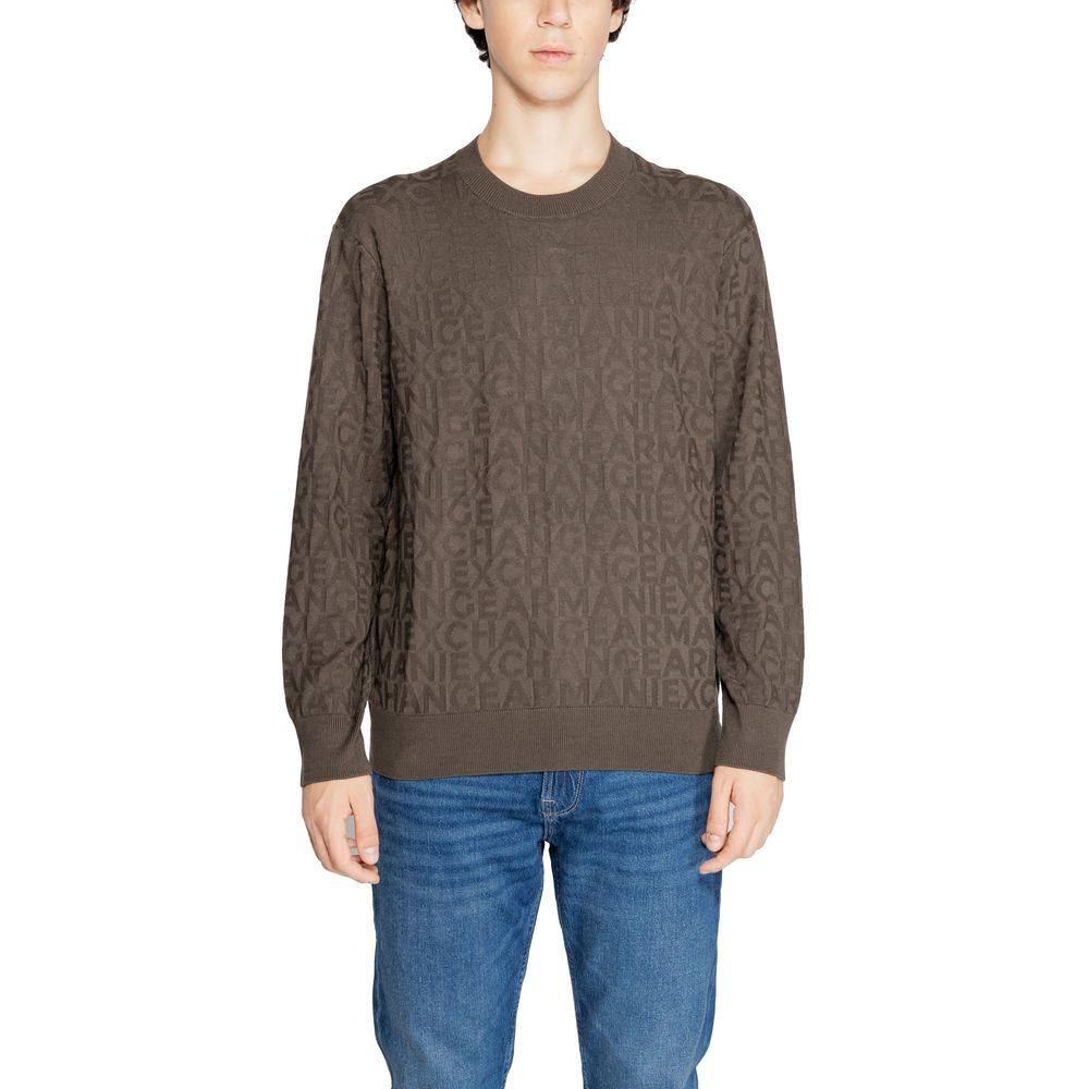 Armani Exchange Green Viscose T-Shirt for Effortless Elegance
