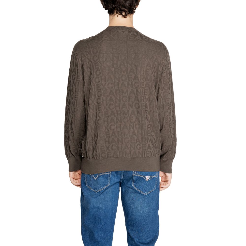 Armani Exchange Green Viscose T-Shirt for Effortless Elegance