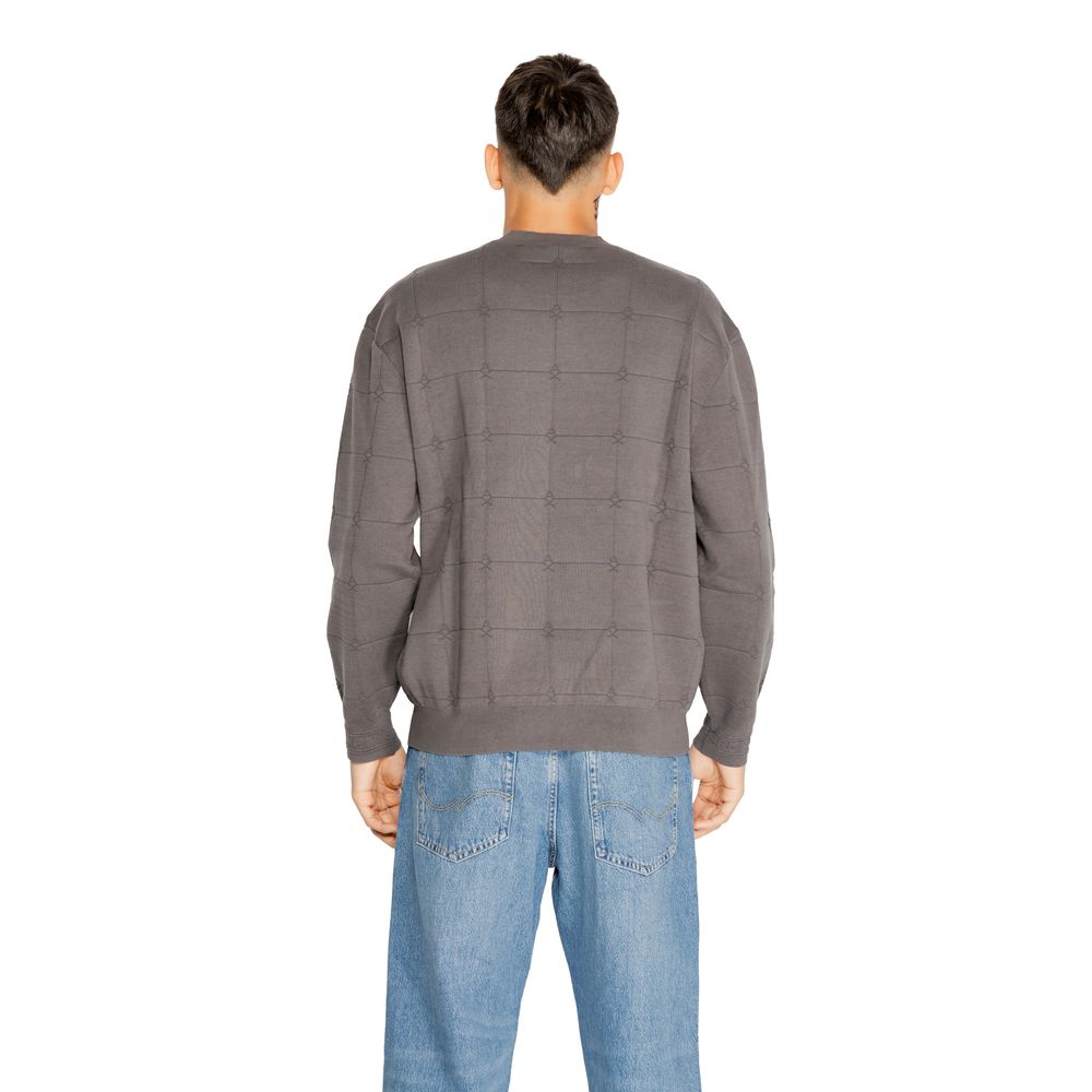 Armani Exchange Gray Cotton T-Shirt for Elevated Style