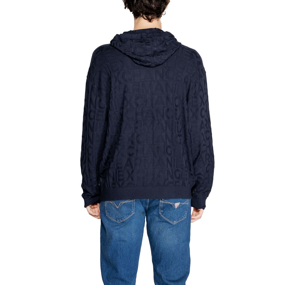Armani Exchange Blue Viscose T-Shirt for Effortless Elegance