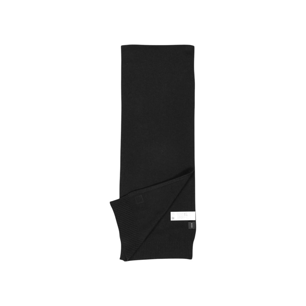 Hugo Boss Black Wool Scarf: Timeless Elegance Redefined