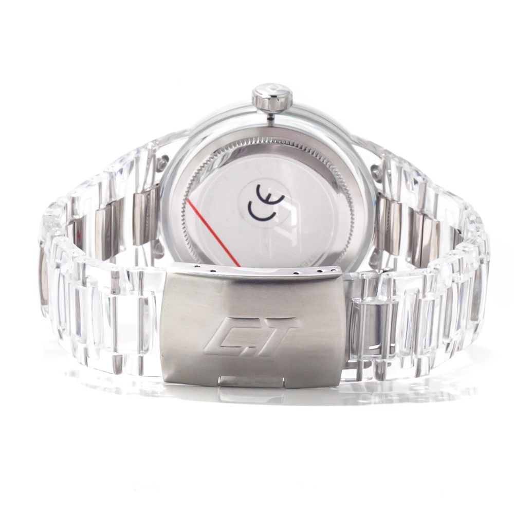 Chronotech Transparent Polycarbonate Watch for Elevated Style